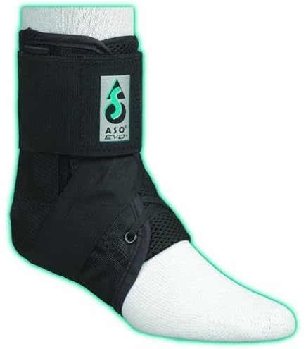 Amazon.com: ASO EVO Ankle Stabilizer Support Black Large : Health